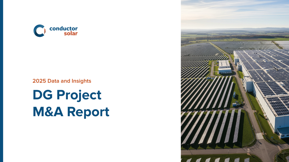 2025 DG Project M&A Report cover